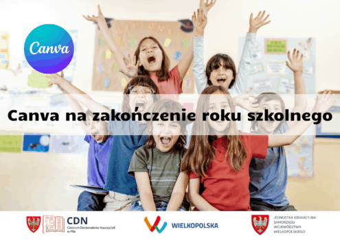 Canva na zakończenie roku szkolnego